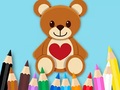 Ойын Coloring Book: Toy Bear