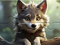 Ойын Jigsaw Puzzle: Smiling Wolf