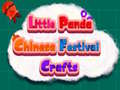 Ойын Little Panda Chinese Festival Crafts
