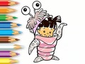 Ойын Coloring Book: Monster Costume Girl