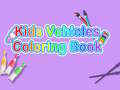 Ойын Kids Vehicles Coloring Book