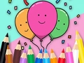 Ойын Coloring Book: Celebrate-Balloons