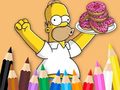 Ойын Coloring Book: Simpson Doughnut
