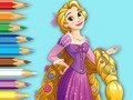 Ойын Coloring Book: Princess Rapunzel