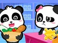 Ойын Jigsaw Puzzle: Baby Panda Supermarket
