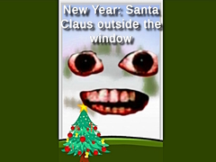 Ойын New Year: Santa Claus outside the window