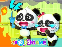 Ойын Jigsaw Puzzle: Baby Panda Firework
