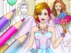 Ойын Wedding Coloring Dress Up Game
