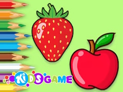 Ойын Coloring Book: Apple And Strawberry