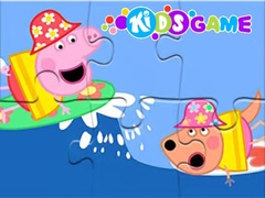 Ойын Jigsaw Puzzle: Peppa Pig Sea Sailing