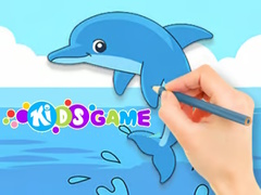 Ойын Coloring Book: Cute Dolphin