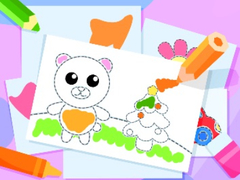 Ойын Toddler Drawing: Cute Pig