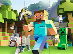 Ойын Jigsaw Puzzle: Minecrafter
