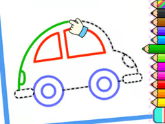 Ойын Toddler Drawing: Cute Car