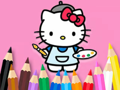 Ойын Coloring Book: Hello Kitty Painting