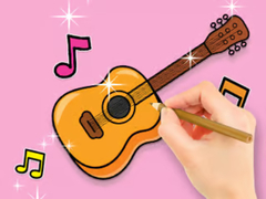 Ойын Coloring Book: Star Guitar