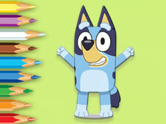 Ойын Coloring Book: Happy Bluey