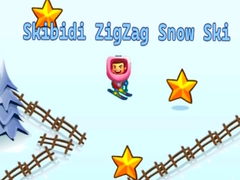 Ойын Skibidi ZigZag Snow Ski