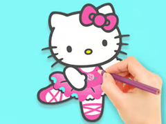 Ойын Coloring Book: Hello Kitty Dancing