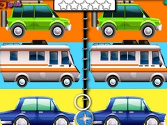 Ойын Cartoon Cars Spot The Difference