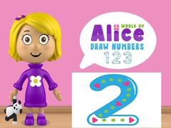 Ойын World of Alice Draw Numbers