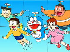 Ойын Jigsaw Puzzle: Doraemon Flying