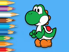 Ойын Coloring Book: Yoshi Fishing Time