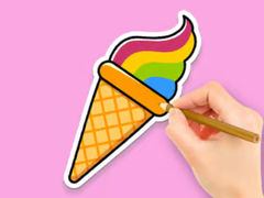 Ойын Coloring Book: Rainbow Ice Cream