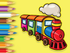 Ойын Coloring Book: Running Train