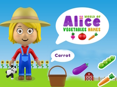 Ойын World of Alice Vegetables Names