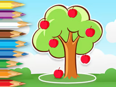 Ойын Coloring Book: Apple Tree