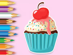 Ойын Coloring Book: Apple Cupcake