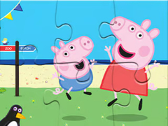 Ойын Jigsaw Puzzle: Peppa Fun Day