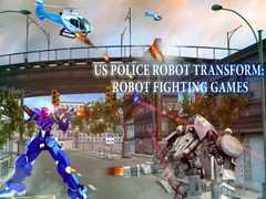 Ойын US Police Robot Transform: Robot  fighting games