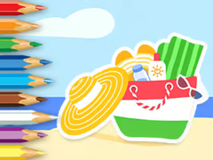 Ойын Coloring Book: Summer Beach Gear