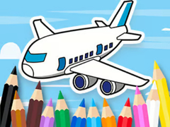 Ойын Coloring Book: Flying Airplane