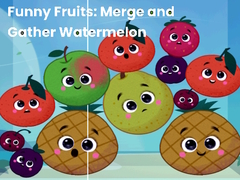 Ойын Funny fruits: merge and gather watermelon