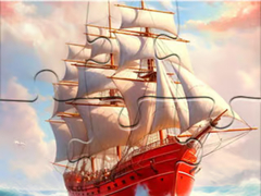 Ойын Jigsaw Puzzle: White Sailing Boat