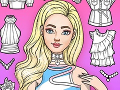 Ойын Girl Coloring Dress Up Games