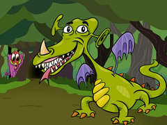 Ойын Fun Monsters Jigsaw