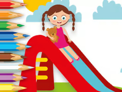 Ойын Coloring Book: Playing Slide