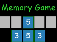 Ойын Memory game