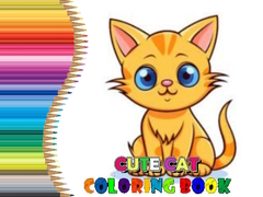 Ойын Cute Cat Coloring Book