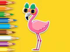 Ойын Coloring Book: Flamingo