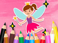 Ойын Coloring Book: Little Pretty Fairy