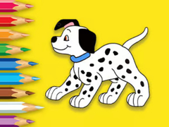 Ойын Coloring Book: Cute Spotted Dog