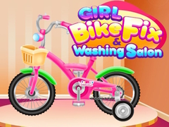 Ойын Girl Bike Fix Washing Salon