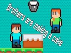Ойын Brothers are making a cake