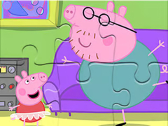 Ойын Jigsaw Puzzle: Daddy Pig Dancing