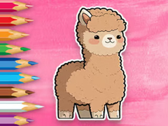 Ойын Coloring Book: Cute Alpaca